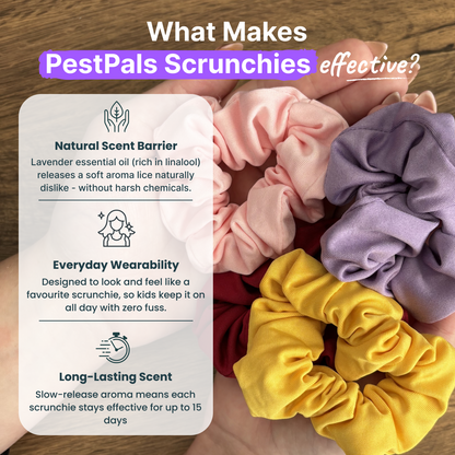 Lice Repellent Scrunchie 4-Pack
